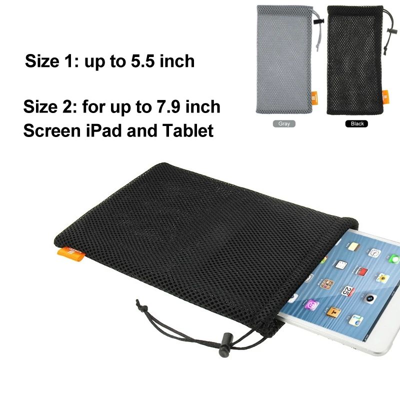 ali-3256809544230061 HAWEEL Pouch Bag for Smart Phones/ Power Bank and Other Accessories, Size up to 5.5 Inch/ up to 7.9 inch Screen iPad and Tablet - Image 1