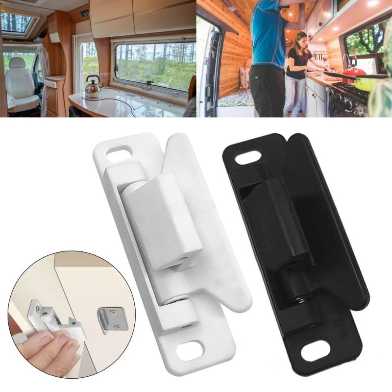 ali-3256810548061067 RV Cabinet Latches Hardware Modification Lock Furniture Drawer Retainer Catch For Home Camper Bathroom Kitchen Office Durable - Image 1