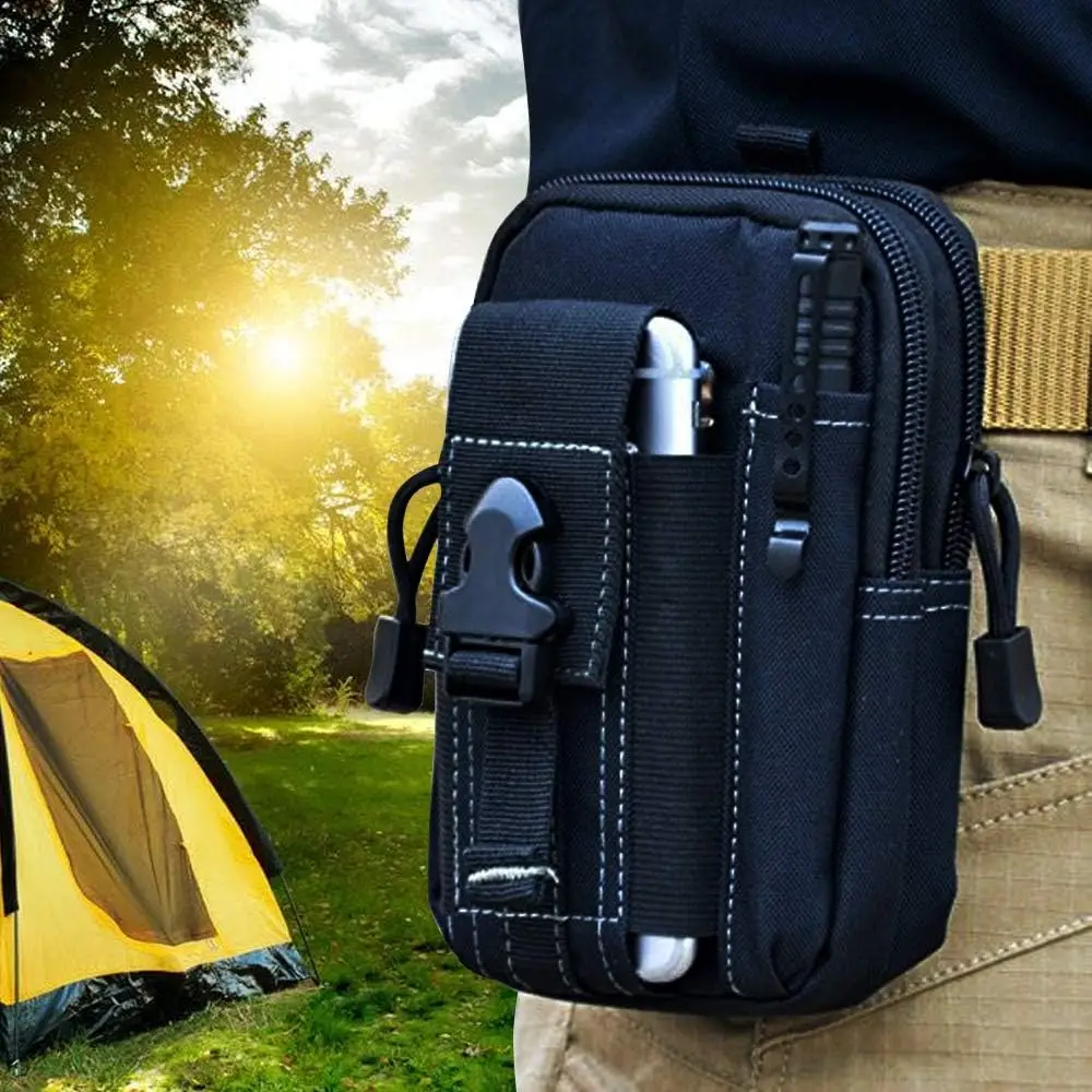 ali-3256811798085319 Tactical Molle Belt Pouch Military Waist Bag EDC Tool Organizer Phone Holster Holder For Men Outdoor Hiking Camping Hunting Gear - Image 1