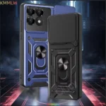 Shockproof Armor Case For Xiaomi Mi Poco F6 5G Car Holder Phone Cover For Mi Poco F6 Pro 5G Camera Lens Protection Fundas
