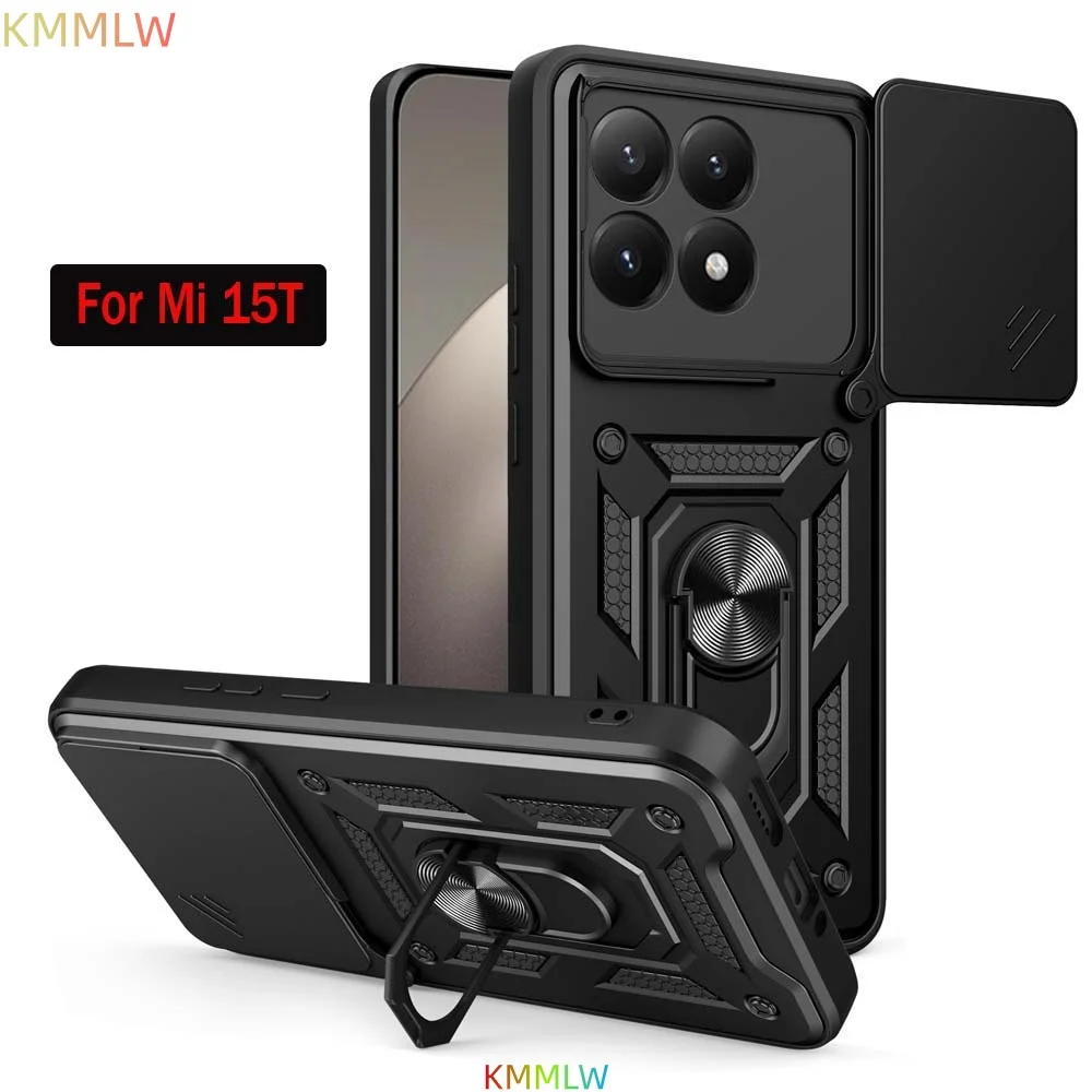 ali-3256812044273388 Shockproof Armor Case For Xiaomi Mi 15T 5G Car Holder Phone Cover for Mi 15T Camera Lens Protection Fundas For Xiaomi Mi 15T 5G - Image 1