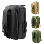 Tactical Waist Pouch Molle Waist Bag Belt Phone Pouch Smart Phone Purse Gear Tool Gadget Pocket for Men Outdoor Camping Hunting