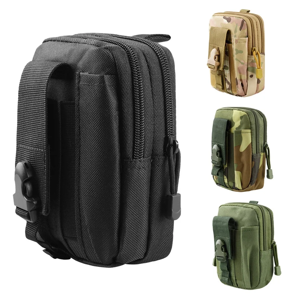 ali-3256812146806974 Tactical Waist Pouch Molle Waist Bag Belt Phone Pouch Smart Phone Purse Gear Tool Gadget Pocket for Men Outdoor Camping Hunting - Image 1