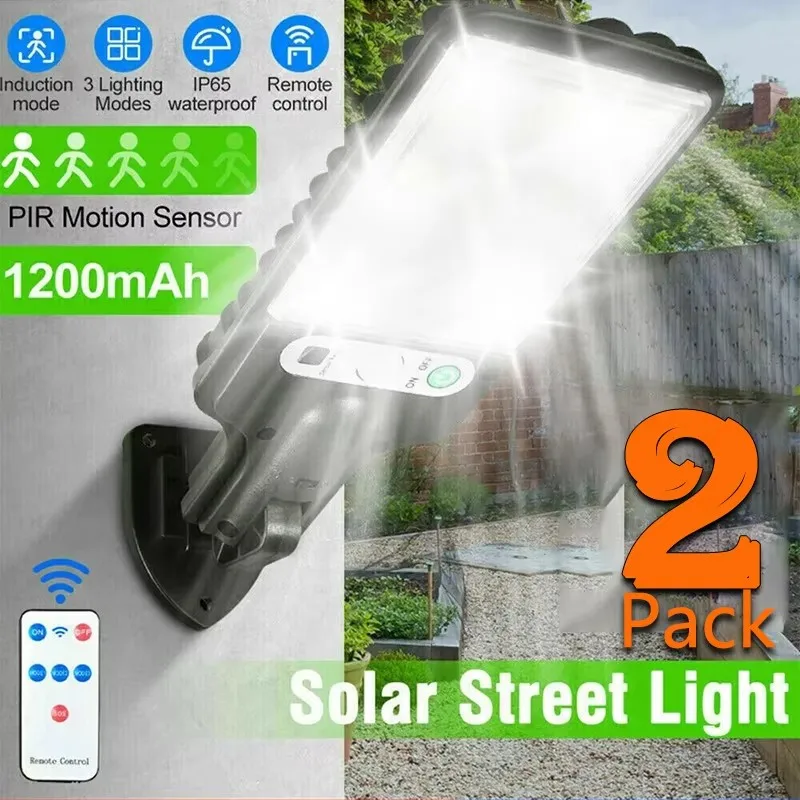 ali-3256812184340841 Outdoor Solar Garden Lights with Human Body Motion Sensor 3 Modes Terrace Garage Courtyard Waterproof Outdoor Solar Lamp - Image 1