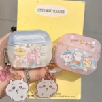 Chiikawaed Cute Protective Case Compatible with AirPods Pro 2, AirPods 4 & AirPods 5 Fashion Shockproof Headphone Cover
