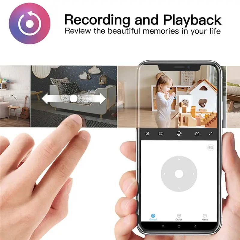 ali-3256812424103083 Essential Indoor Wifi Tuya Camera, Baby Monitor, Smart Life Home Security Wireless Mini Camera, IP CCTV, Two Way Audio EU Plug - Image 1