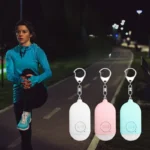 Rechargeable Personal Safety Alarm with Flashlight, Smart Self Defense Siren Portable Emergency Security Device for Outdoor Use
