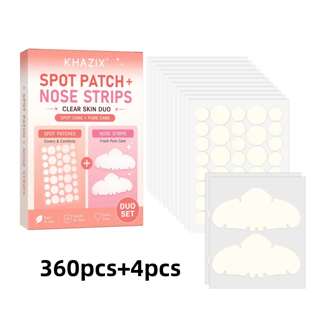 ali-3256812578853574 364-piece Nose Pore & Acne Patch Combo Pack – Dual-Function, Gentle and Non-Irritating, Suitable for All Genders - Image 1