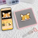 Smart LED Fuse Beads Pegboard Set Electronic DIY Melting Beads Craft Supplies Home Handmade Ornament Creative Birthday Gift