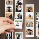 Customized photo strip refrigerator magnets, Halloween, Christmas creative home decoration, kitchen decoration, party decoration