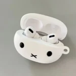 Miffy Kawaii Silicone Bluetooth Wireless Earphone Case Protective Cover for Airpods 4 1 2 Generation Pro 3 Toy Birthday Gifts