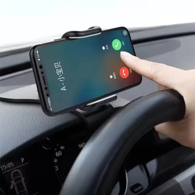 ali-3256812860527816 360 Rotatable Car Phone Holder Universal Cell Phone Stands Car Rack Dashboard Support for Auto Grip Mobile Phone Fixed Bracket - Image 1