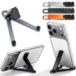 Foldable Keychain Phone Stand Multi-Angle Adjustable Lightweight For iPhone Samsung Universal Holder Triangle Bracket for Travel