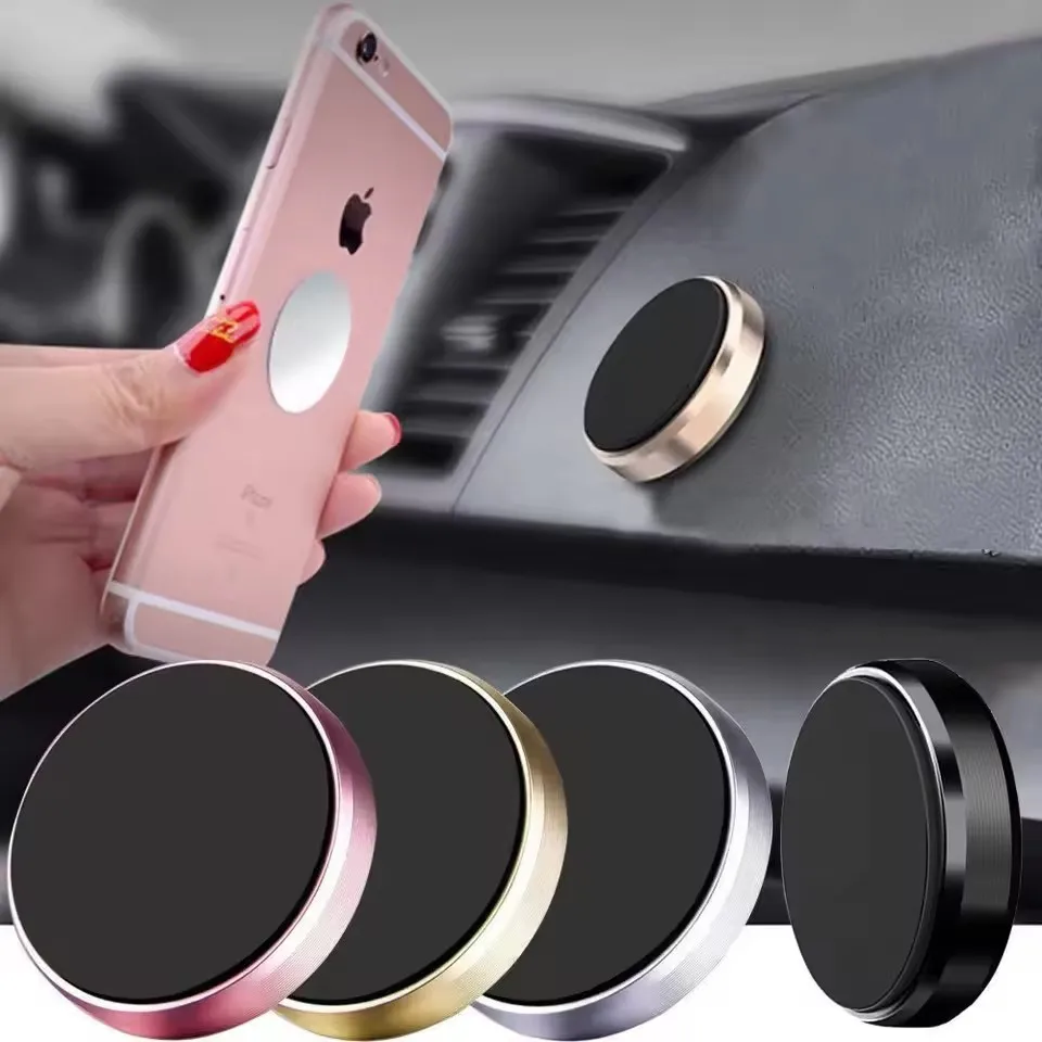 ali-3256812874038954 Magnetic Car Phone Holder Magnet Mount Bracket Stick on Car Dashboard Wall Mobile Cell Support in Car for iPhone Samsung Xiaomi - Image 1
