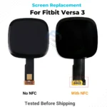 For Fitbit Versa 3 FB511 AMOLED Display Touch Screen Replacement NFC Non-NFC Smart Watch Repair Parts
