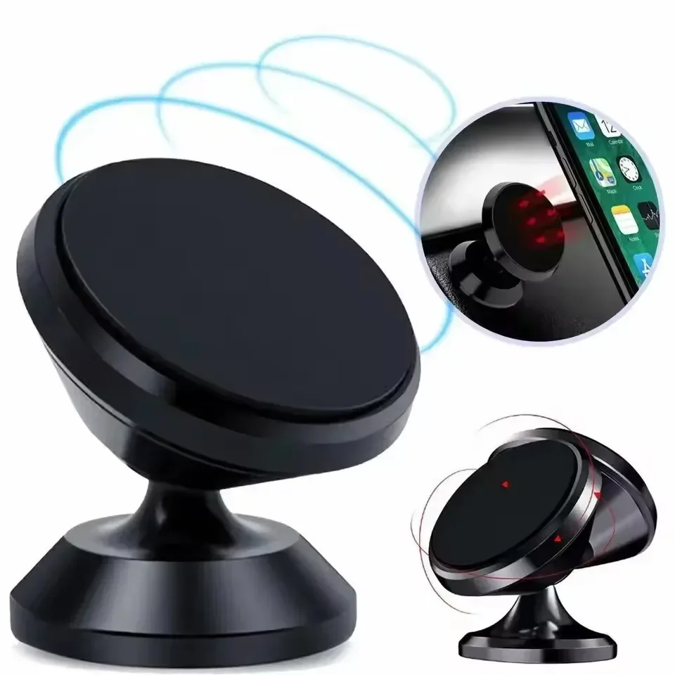 ali-3256812886469603 Magnetic Car Phone Holder Magnet Mount Mobile Cell Phone Stand GPS Support For iPhone 15 13 12 Pro Xiaomi Huawei Samsung Oneplus - Image 1
