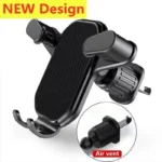 Universal Car Hook Base Phone Holder Gravity Mobile Stand GPS Support Auto Air Vent Mount for IPhone 16 15 14 13 Xiaomi Samsung