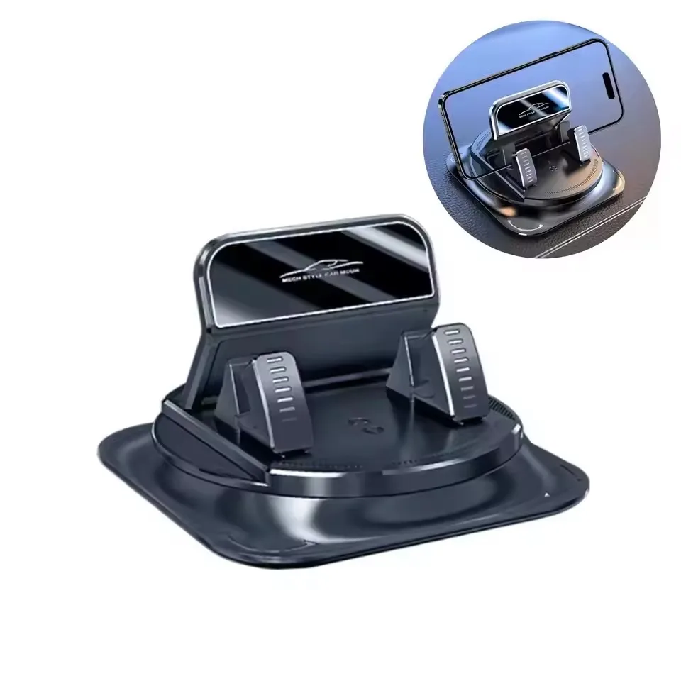 ali-3256812914570959 360° Degree Car Mobile Phone Mount Anti Slip Silicone Dashboard Phone Holder Free Rotation Universal Head-Up Navigation Holder - Image 1