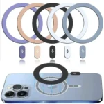 5/1Pcs Metal Plate Sticker Rings Universal Wireless Charger Magnetic Rings Car Mobile Phone Holder Iron Sheet for iPhone 15 14