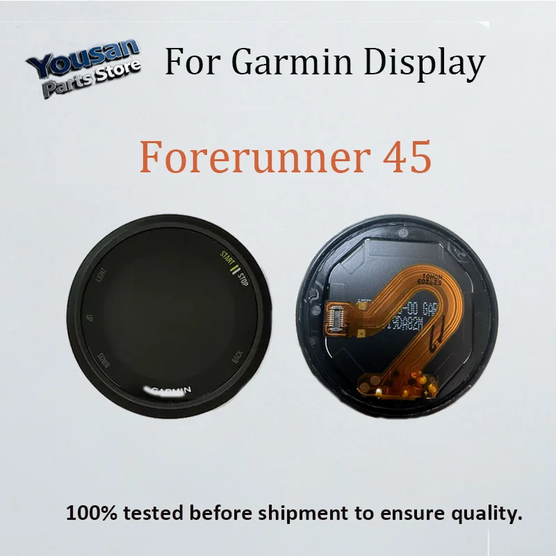ali-3256812954605321 Smart Watch Original LCD Display Screen For Garmin Forerunner 45 Watch MIP Touch Screen Digitizer 45 Watch Monitor Repair Parts - Image 1