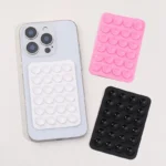 Silicone 24 Suction Phone Holder Multifunctional Suction Cup Mat Wall Stand Anti-Slip Single Sided Case Glue Mount Back Stickers