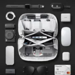 Multifunctional Digital Accessories Bag Upgraded Waterproof Nylon Travel Cable Organizer Power Bank Storage Pouch Portable