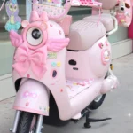 Pink Decorative Wings Car Mat Bag Hook Mobile Phone Holder for Yadea Maoming pro Vehicle Universal Accessory