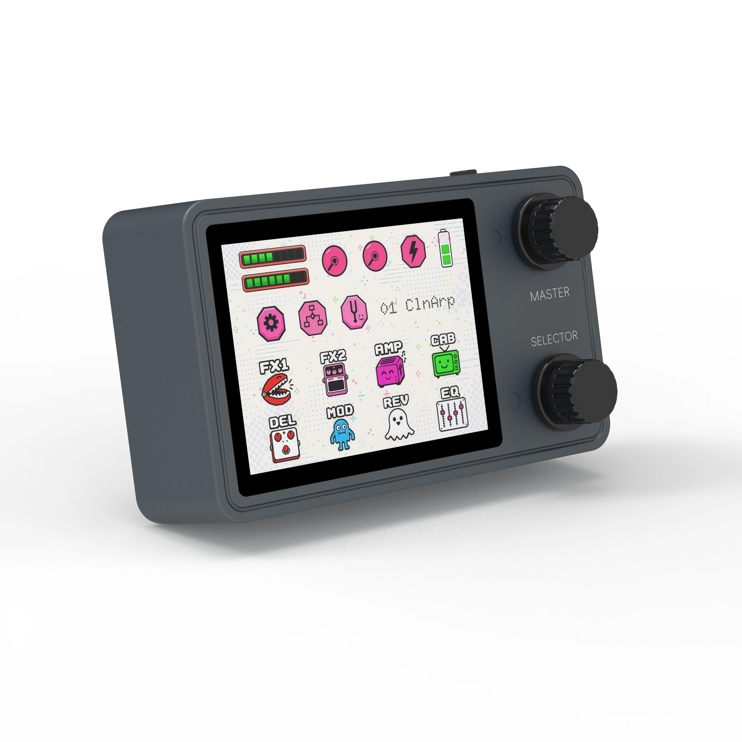ali-3256813015640011 LIVTRA NANOCORE Ultra-Portable 126g Multi-Effects Processor & Amp Modeler with Touchscreen, NAM/IR Support & 10H Battery - Image 1