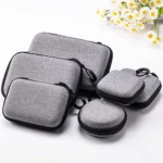 1Pcs Earphone/Phone/Charging Cable EVA Storage Bag Mini For Airpod Zipper Earphone Case Portable Digital Accessories