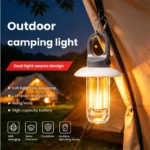 Rechargeable LED Flashlight With 5 Modes Super Bright Camping Light Hiking Fishing Outdoor Accessories Small Tools Camping Equip
