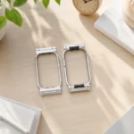 for Cirqa Metal Watch Bezel Cover Frame 20mm Slim Case Bumper Protector Silver Black