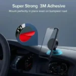 Metal Magnetic Phone Holder Mini Round Car Magnet Mount Universal Stick on Dashboard Magnetic Stand for Smartphone Navigation