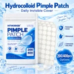 Acne Pimple Patches, 200/400 Count Hydrocolloid Spot Dots, Invisible Zit Patch for Face, Blemish Cover Stickers for Day & Nig