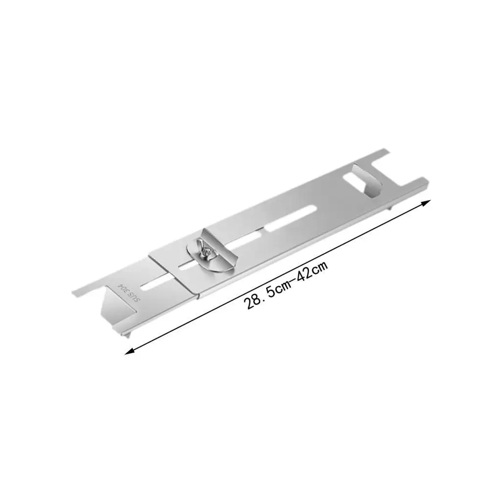 ali-3256813144054168 304 Stainless Steel Sink Sharpening Stone Holder Adjustable Whetstone Bridge for Knife Sharpening Home Kitchen Bracket - Image 1