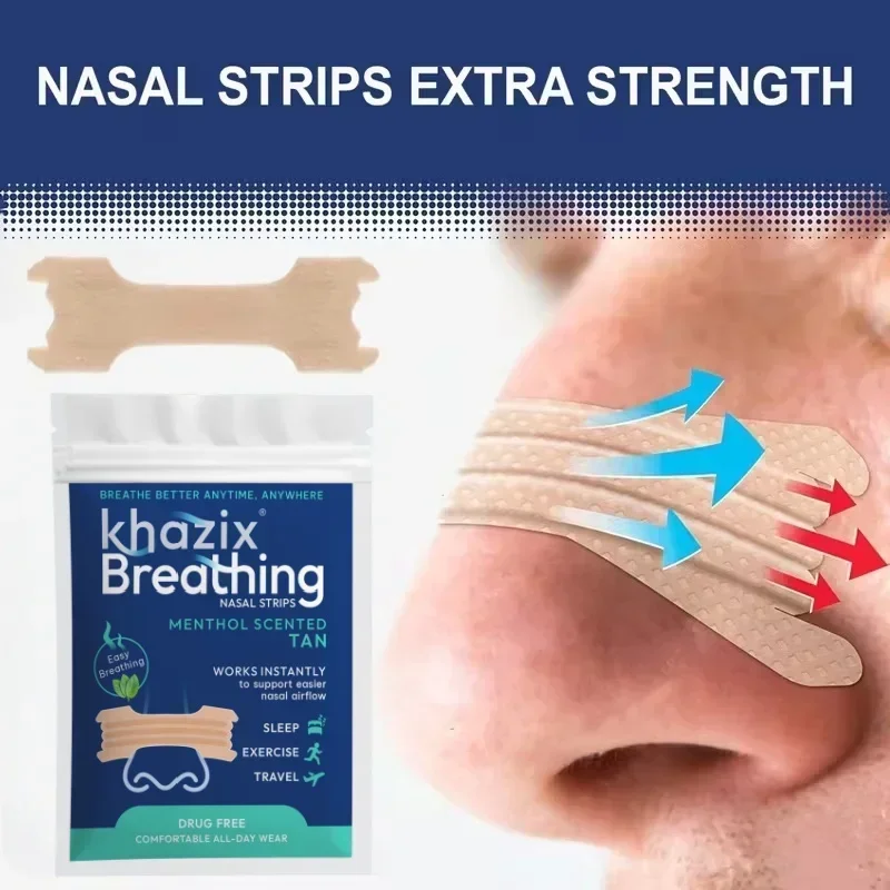 ali-3256813152814946 10-30Pcs Breathable Anti Snoring Nose Strips Adhesive Patch Relieve Snoring Enhance Breathing Improve Sleep Accessory - Image 1